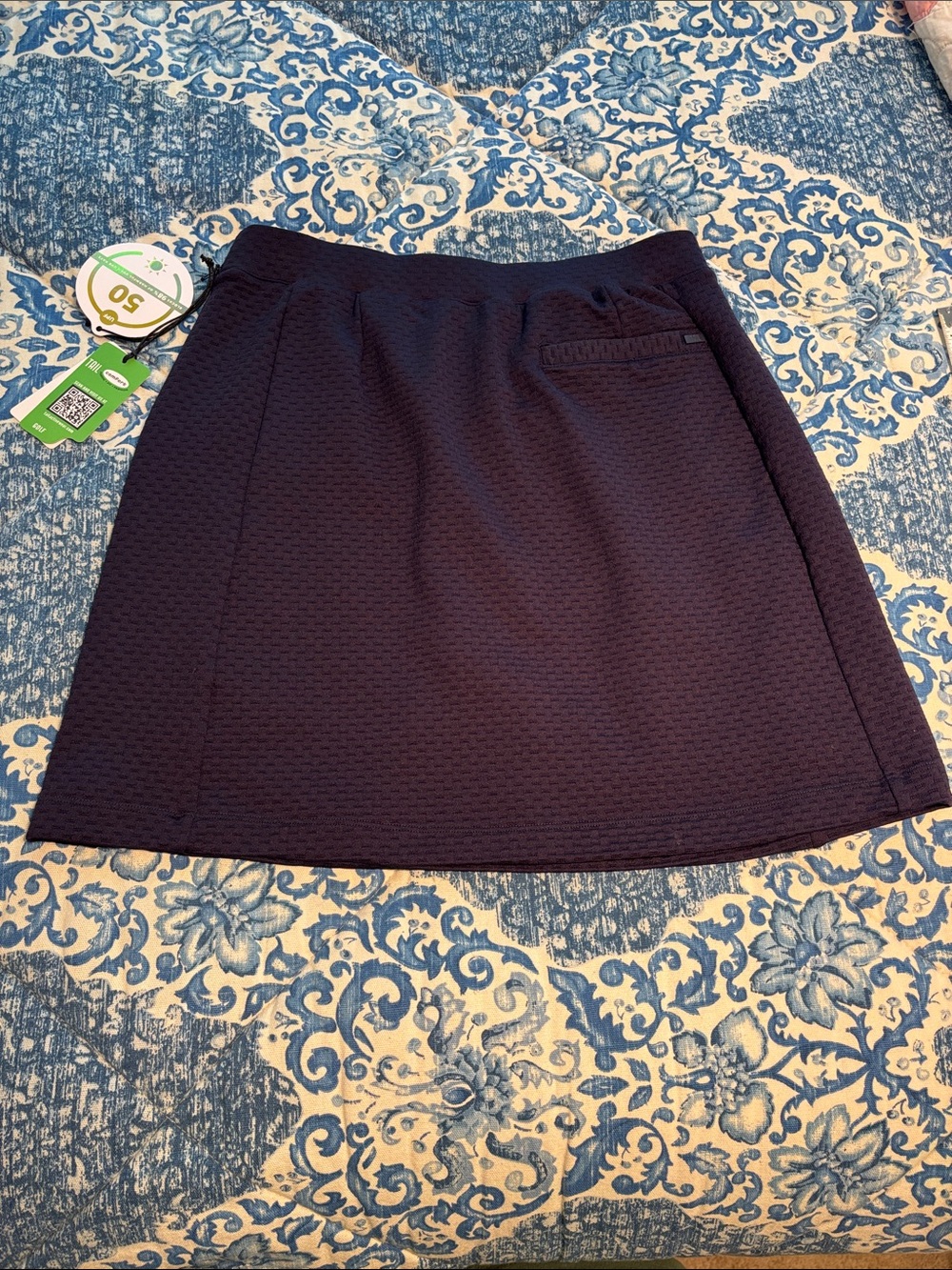 Tail Navy Golf Skort with Side Zippers- New-XS - Picture 13 of 13